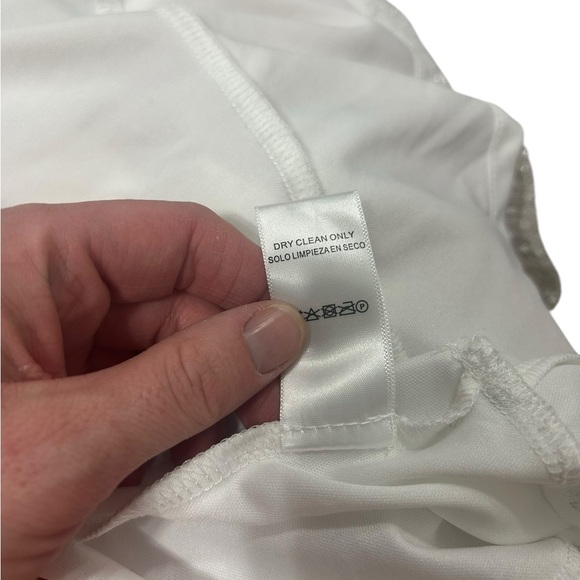 Altar'd White Mini Tiered Women's Dress Large - Picture 12 of 14